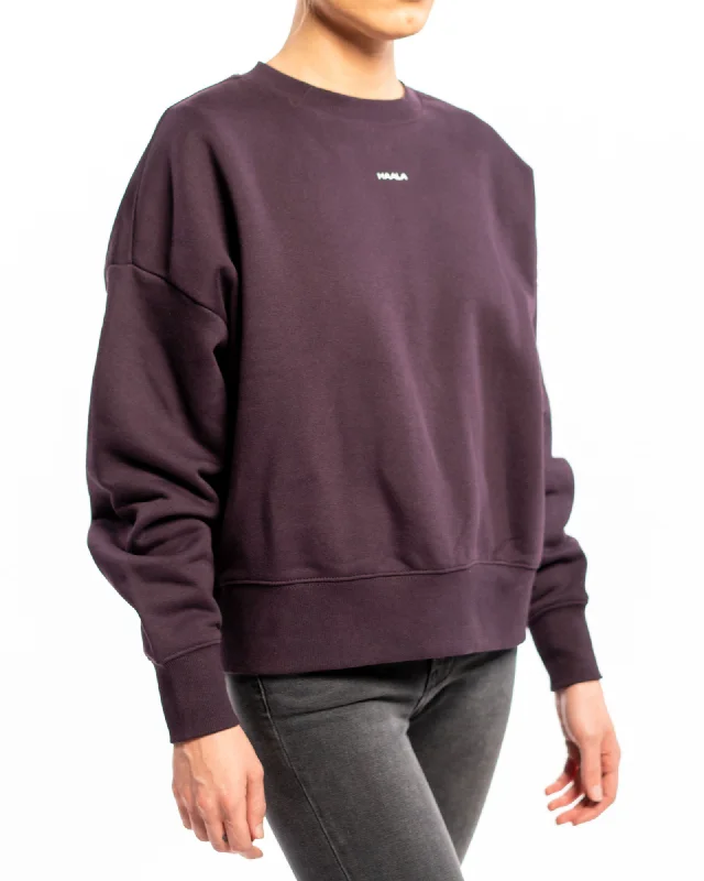 Heavy Crew Sweatshirt: Plum