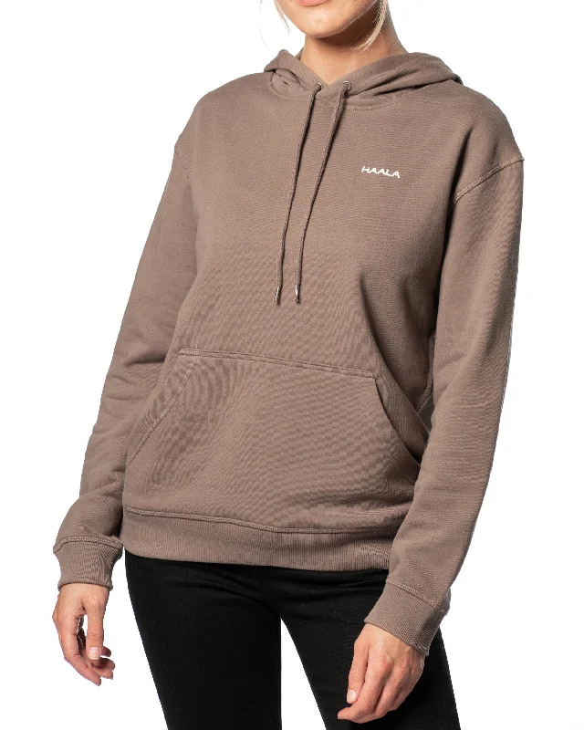 Hooded Sweatshirt: Mocha (FT)