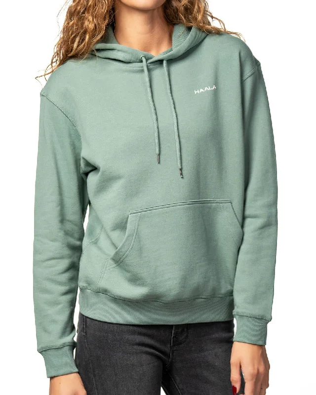 Hooded Sweatshirt: Sage (FT)