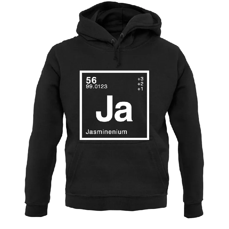 Jasmine - Periodic Element Unisex Hoodie Hoodie with Camouflage Military Edgy