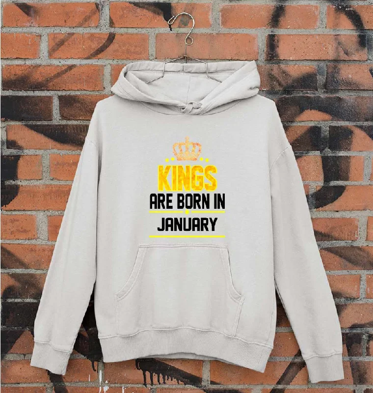 Kings Are Born In January Unisex Hoodie for Men/Women Hoodie Dress Longline Feminine Kings Are Born In January Unisex Hoodie for Men/Women Hoodie Dress Longline Feminine
