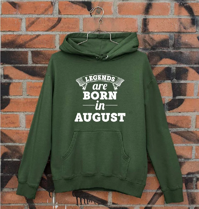 Legends are Born in August Unisex Hoodie for Men/Women Hoodie with Crew Neck Simple Timeless Legends are Born in August Unisex Hoodie for Men/Women Hoodie with Crew Neck Simple Timeless