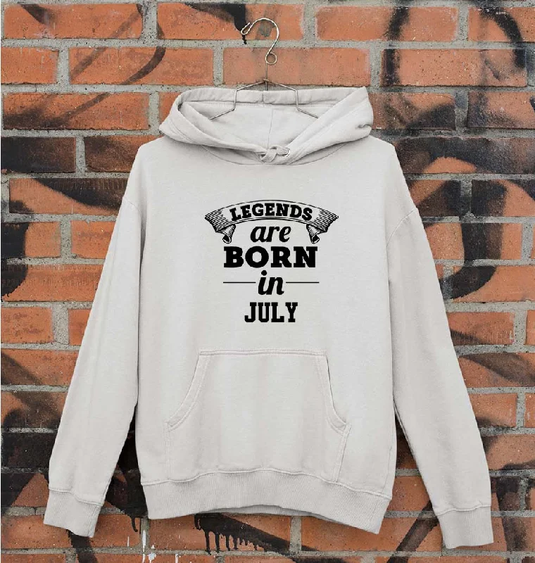 Legends are Born in July Unisex Hoodie for Men/Women Hoodie with Turtle Neck Cozy Winter Legends are Born in July Unisex Hoodie for Men/Women Hoodie with Turtle Neck Cozy Winter