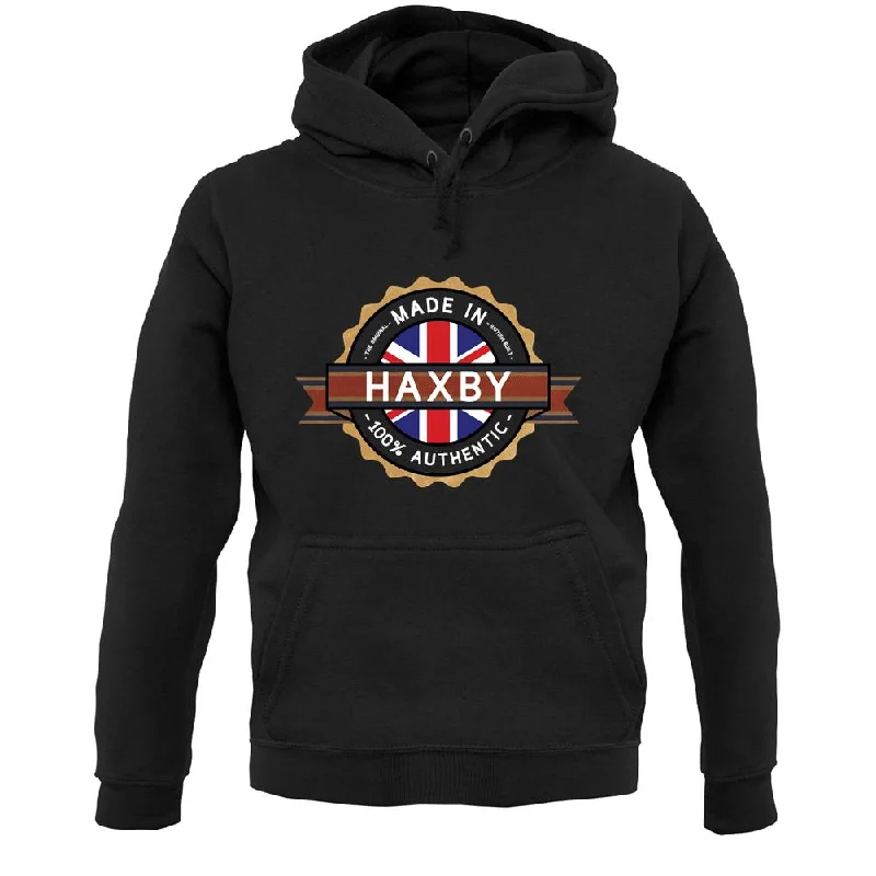 Made In Haxby 100% Authentic Unisex Hoodie