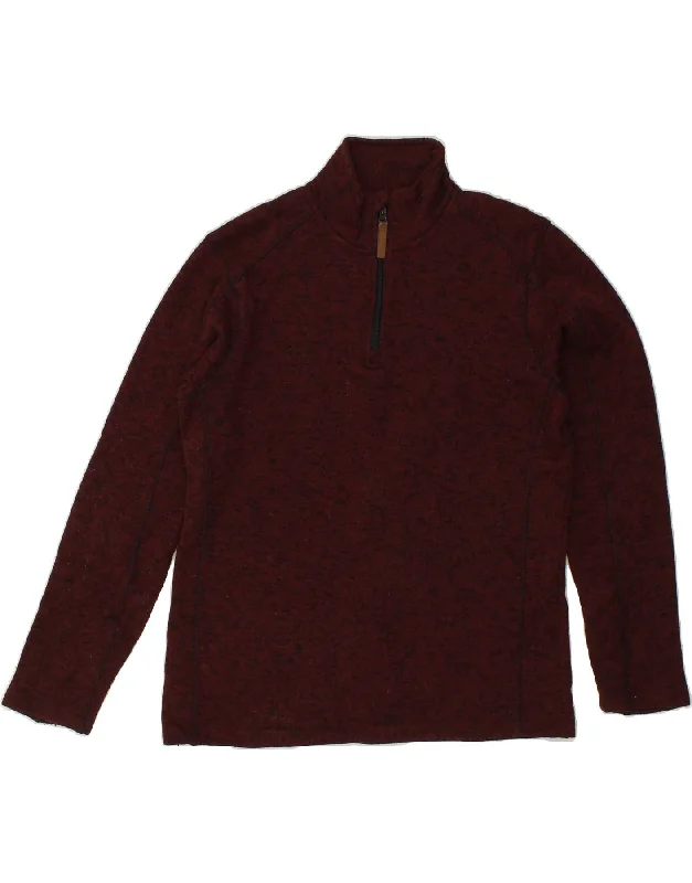 MOUNTAIN WAREHOUSE Mens Zip Neck Sweatshirt Jumper Medium Maroon Flecked Hoodie with Sequins Glamorous Eye-catching MOUNTAIN WAREHOUSE Mens Zip Neck Sweatshirt Jumper Medium Maroon Flecked Hoodie with Sequins Glamorous Eye-catching