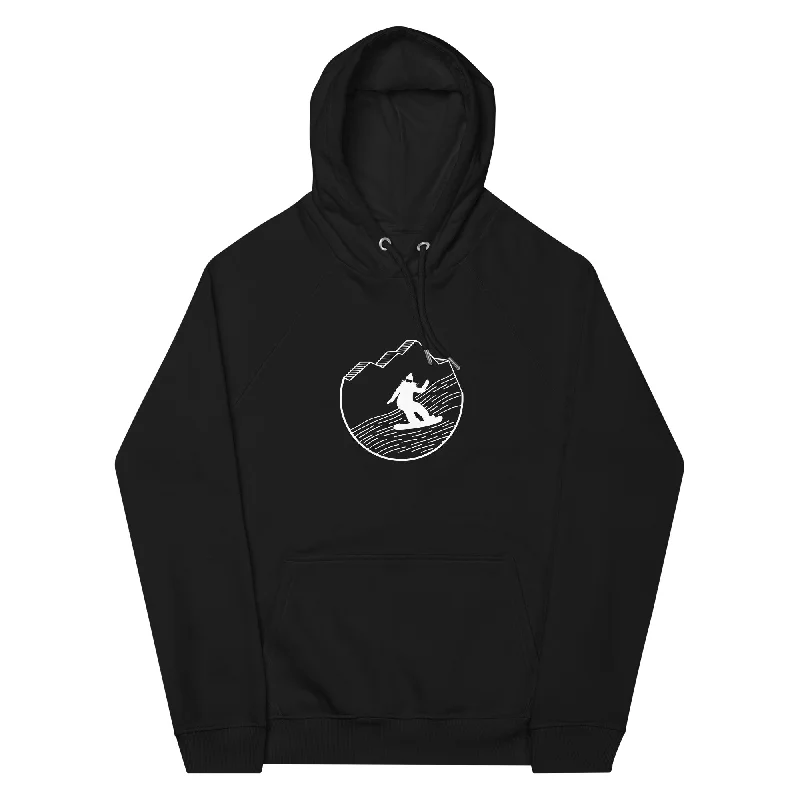 Snowboarding - (15) - Unisex Premium Organic Hoodie Hoodie with Button Placket Classic Preppy Snowboarding - (15) - Unisex Premium Organic Hoodie Hoodie with Button Placket Classic Preppy