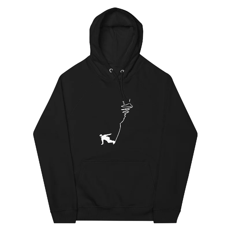 Snowboarding - (19) - Unisex Premium Organic Hoodie Hoodie with Bell Sleeves Flared Feminine Snowboarding - (19) - Unisex Premium Organic Hoodie Hoodie with Bell Sleeves Flared Feminine