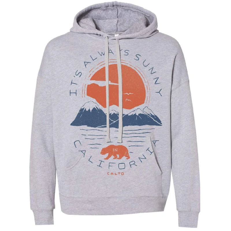 Sunny California Drop Shoulder Hoodie