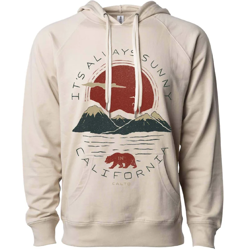 Sunny California Raglan Hoodie