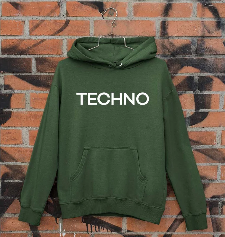 Techno Unisex Hoodie for Men/Women