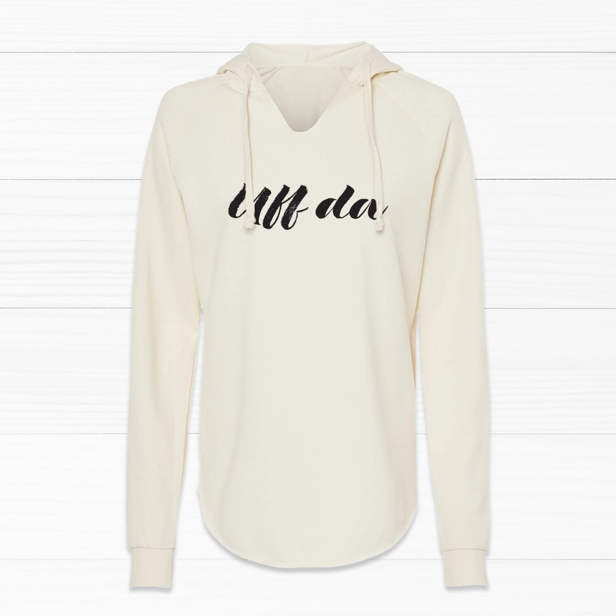 Uff Da Women's V-Neck Hoodie