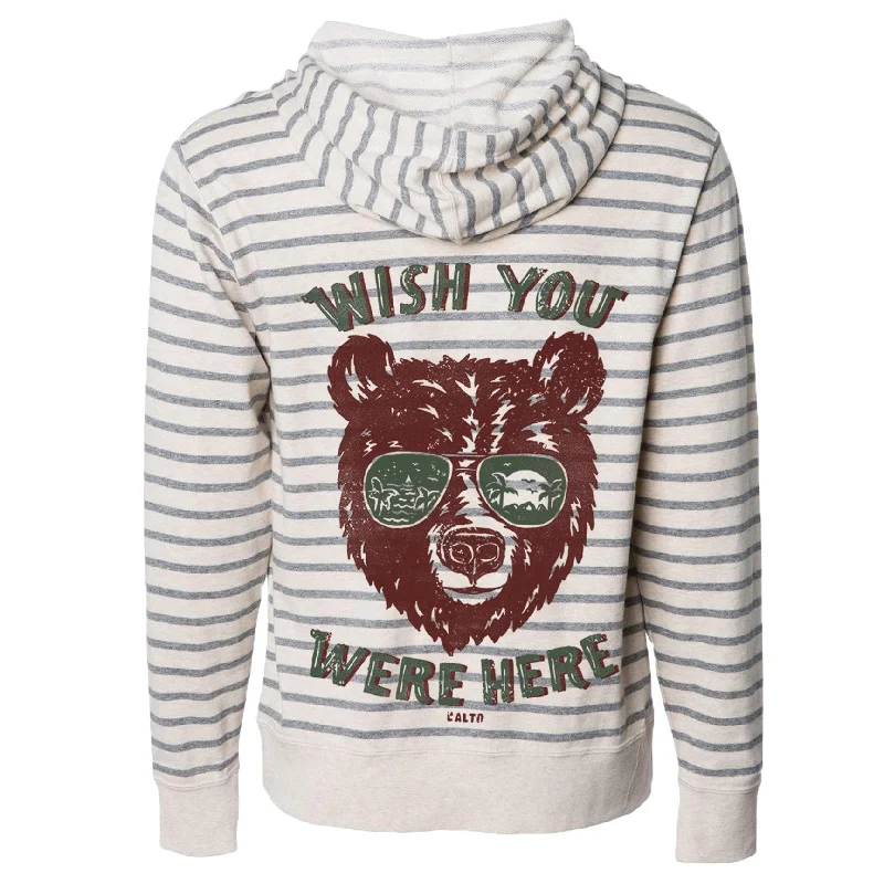 Wish You Were Here Zip Up Hoodie