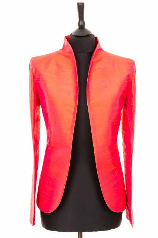 Anya Jacket in Flame Denim Jacket Leather Jacket Suede Jacket
