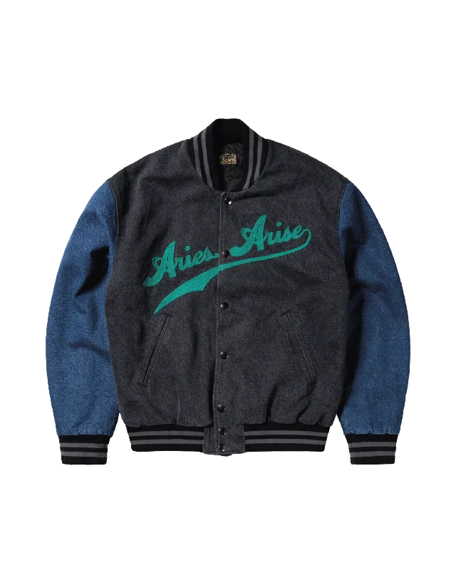 Varsity Denim Jacket