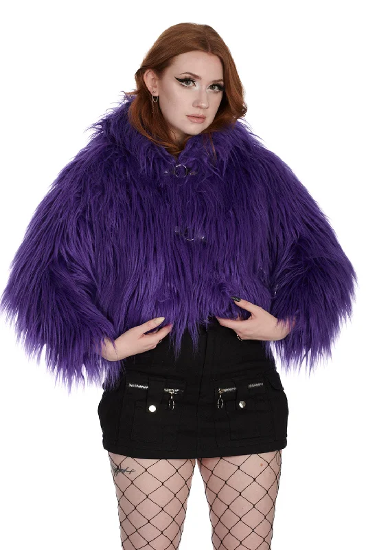 Buffy Fuzzy Jacket Appliqued Jacket Beaded Jacket Sequined Jacket