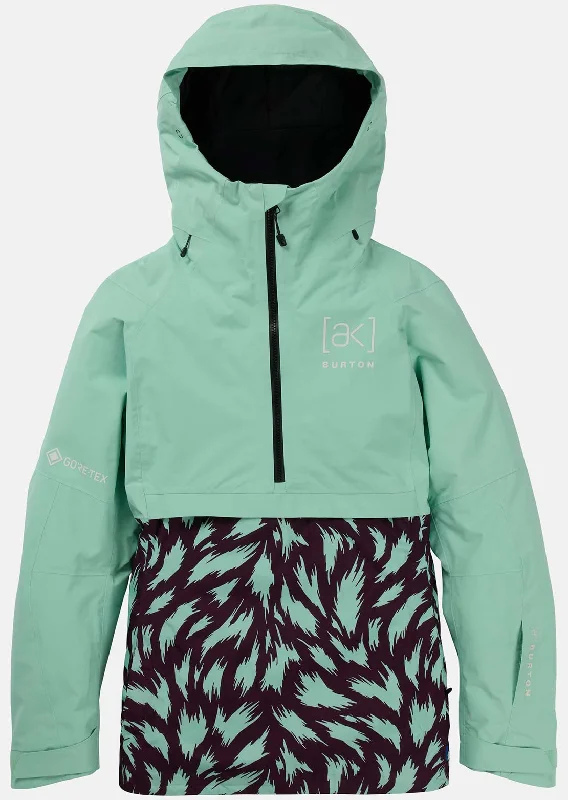 Burton Women's AK GORE-TEX Kimmy 2L Anorak Jacket One-Shoulder Jacket Off-the-Shoulder Jacket Asymmetrical Jacket