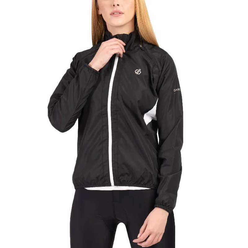 Dare 2b Womens Rebound 2-1 Windshell Jacket - Black Bomber Jacket Anorak Windbreaker Dare 2b Womens Rebound 2-1 Windshell Jacket - Black Bomber Jacket Anorak Windbreaker