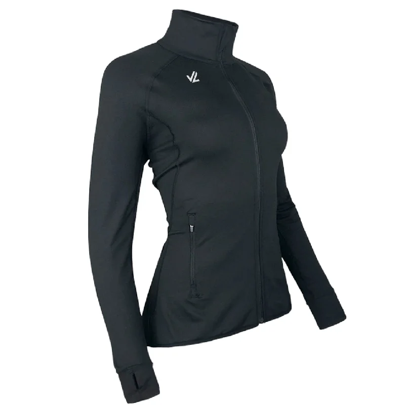 Women's Full Zip Scallop Jacket Wool Jacket Cashmere Jacket Tweed Jacket