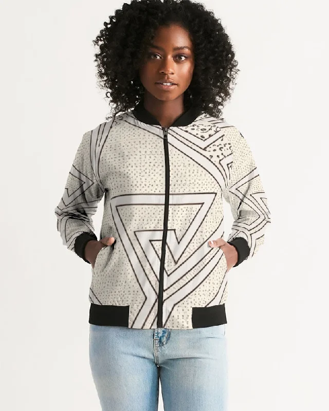 FZ AFRICAN PRINT Women's Bomber Jacket Rayon Jacket Velvet Jacket Corduroy Jacket