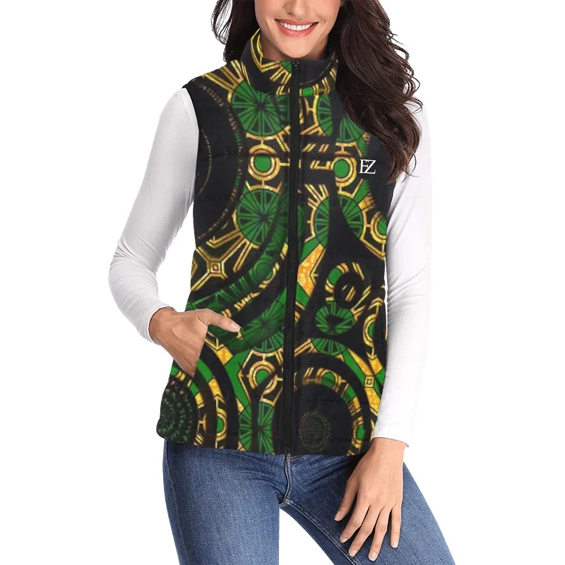 FZ Women's African Print Puff Jacket 3 Print Jacket Jacquard Jacket Patchwork Jacket FZ Women's African Print Puff Jacket 3 Print Jacket Jacquard Jacket Patchwork Jacket