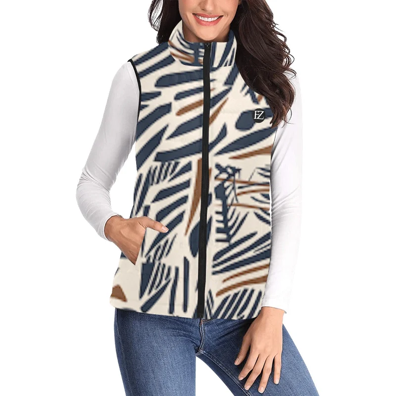 FZ  Women's Puff Jacket Print Jacket Jacquard Jacket Patchwork Jacket