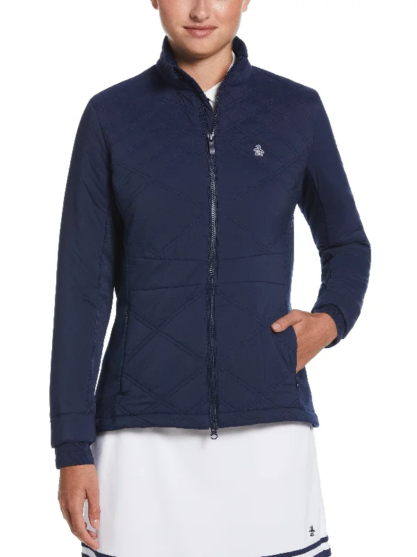 Women's Insulated Full Zip Jacket with Stretch Panels Embroidered Jacket Appliqued Jacket Beaded Jacket Women's Insulated Full Zip Jacket with Stretch Panels Embroidered Jacket Appliqued Jacket Beaded Jacket