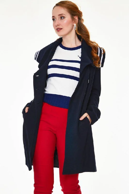 Jennifer Nautical Jacket Satin Jacket Silk Jacket Chiffon Jacket