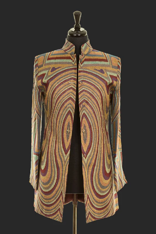 Long Nehru Jacket in Dali