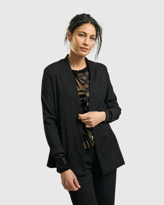 Magma Business Jacket, Black Welt Pockets Slit Pockets Flap Pockets