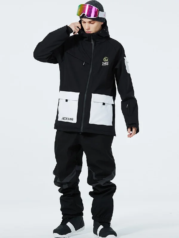 Men's Arctic King Mountain Adventure Snow Jackets & Pants Tailored Jacket Straight Jacket A-Line Jacket