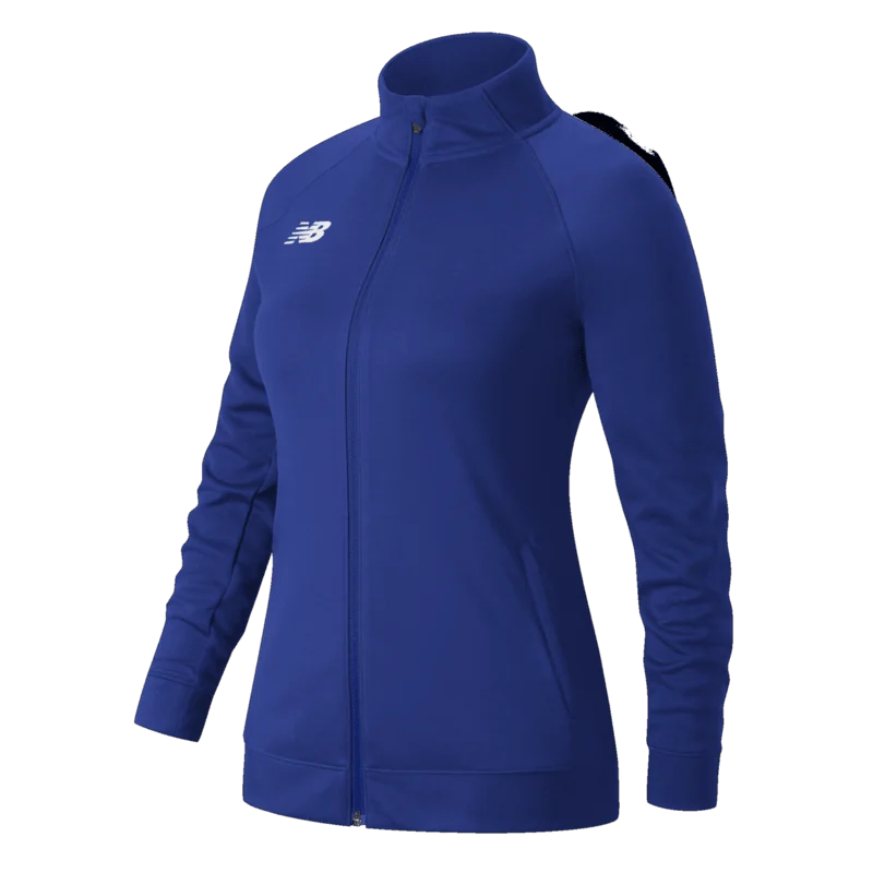 New Balance Women's Knit Training Jacket Nylon Jacket Polyester Jacket Spandex Jacket