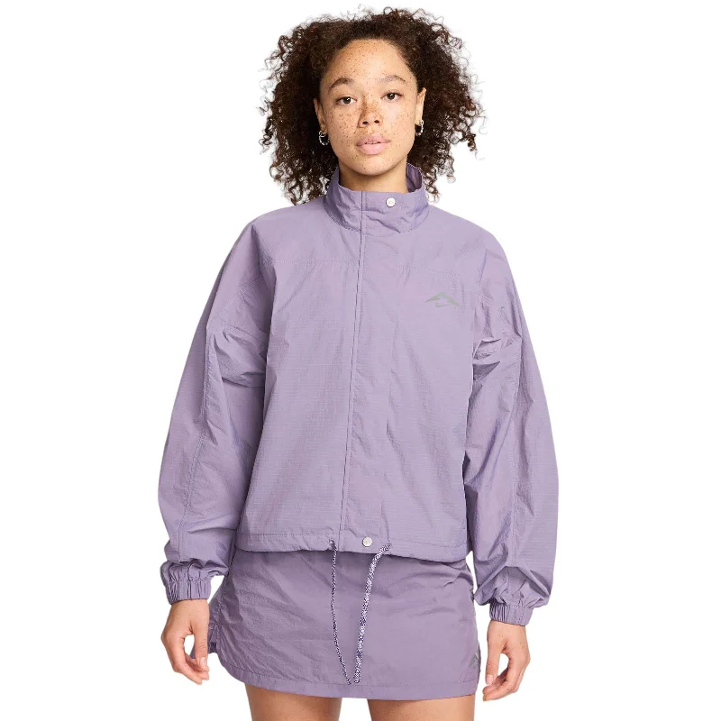 Nike Trail Womens Repel UV Running Jacket Fleece Jacket Down Jacket Parka