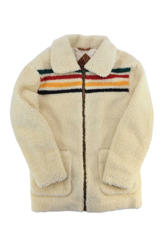 Pendleton Women's Glacier Sunset Fleece Jacket Insulated Jacket Fitted Jacket Loose Jacket