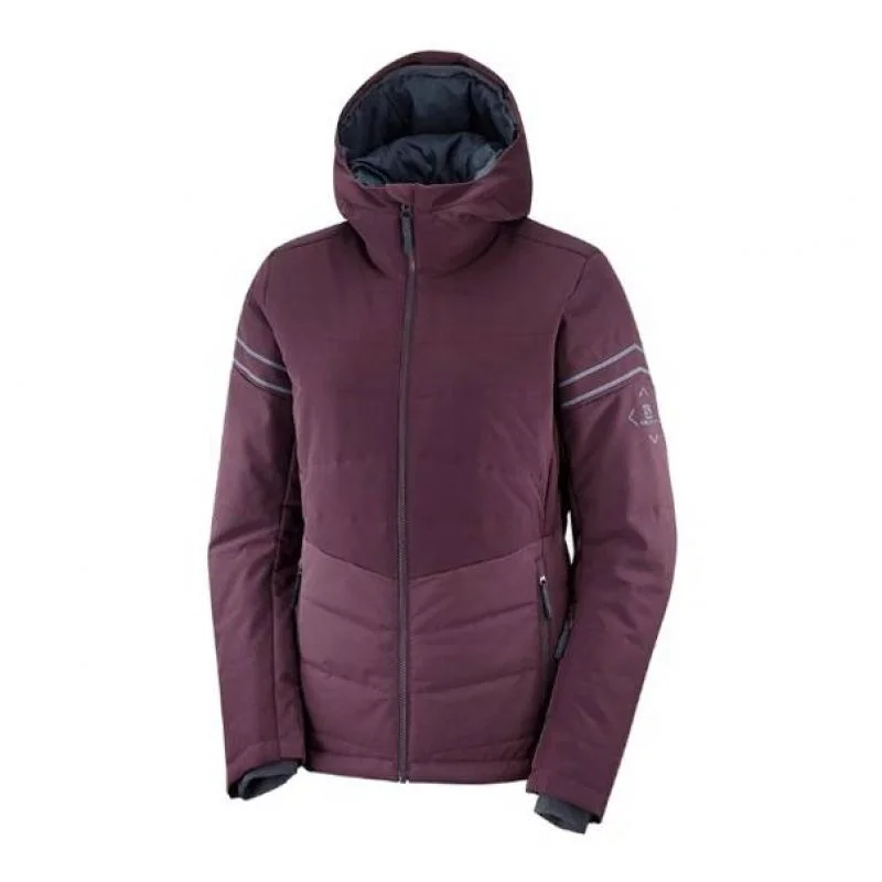 Salomon Edge Snowboard Womens Jacket - Purple