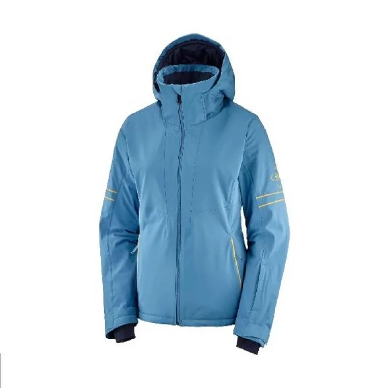 Salomon The Brilliant Snowboard Womens Jacket - Blue