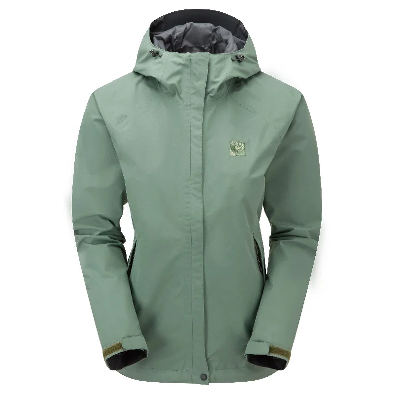 Sprayway Womens Fionn Gore-Tex Rain Jacket Zippered Front Buttoned Front Snap Front Sprayway Womens Fionn Gore-Tex Rain Jacket Zippered Front Buttoned Front Snap Front