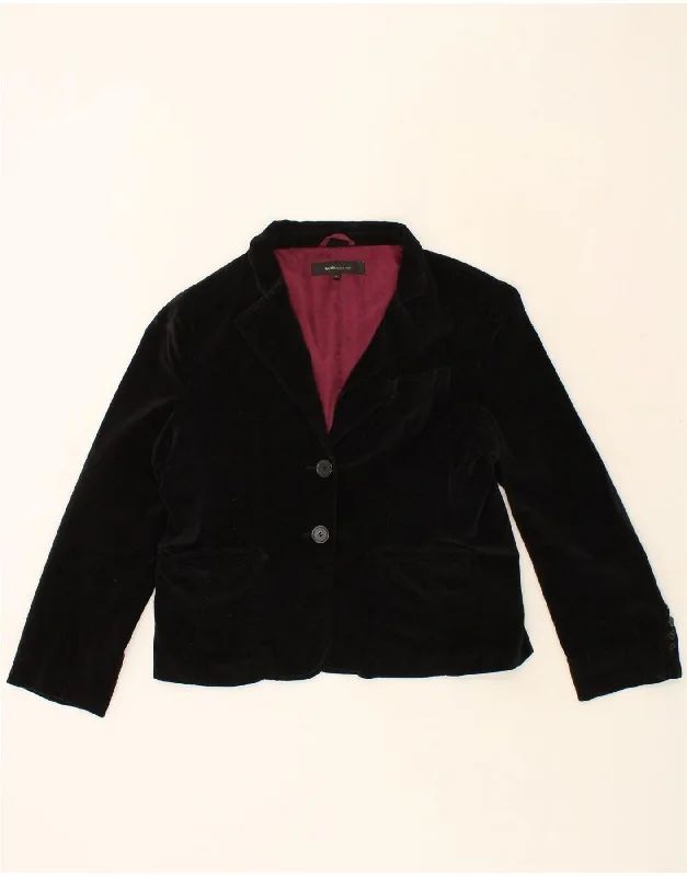 VINTAGE Womens 2 Button Blazer Jacket UK 18 XL Black Nylon Jacket Polyester Jacket Spandex Jacket VINTAGE Womens 2 Button Blazer Jacket UK 18 XL Black Nylon Jacket Polyester Jacket Spandex Jacket