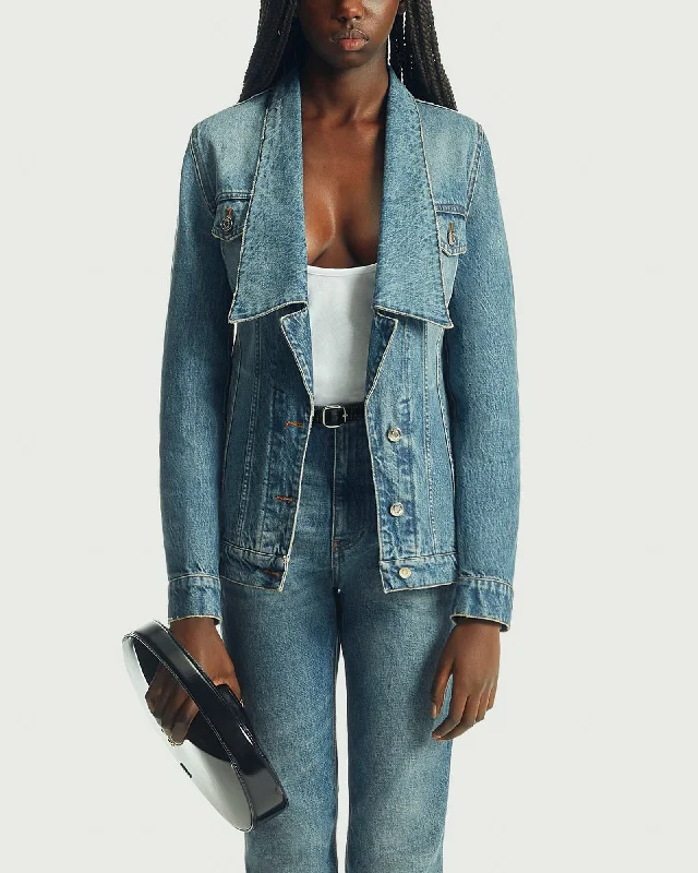 Denim Jacket Herringbone Jacket Checkered Jacket Solid Jacket