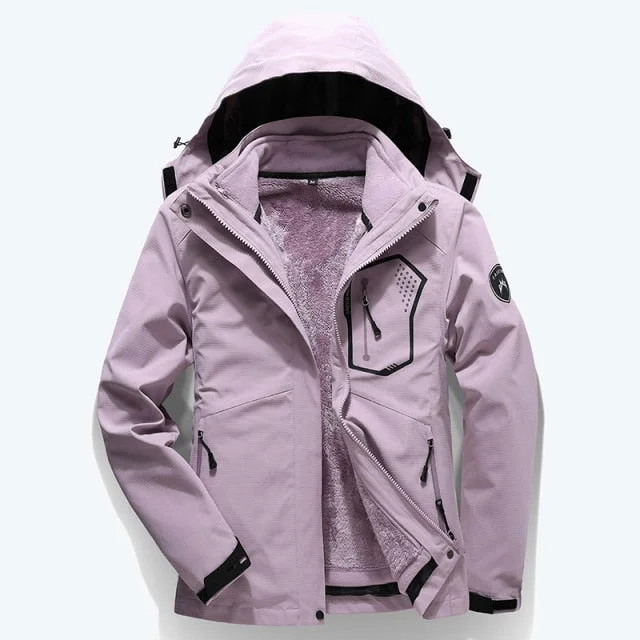 Women's 3-in-1 Gore-Tex Jacket Mesh Jacket Canvas Jacket Denim Jacket