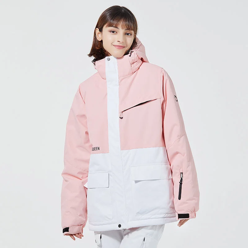 Women's Arctic Queen Komorebi Outdoor Snow Jackets Satin Fabric Silk Fabric Chiffon Fabric Women's Arctic Queen Komorebi Outdoor Snow Jackets Satin Fabric Silk Fabric Chiffon Fabric