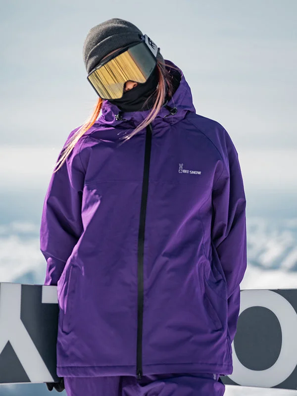 Women's Rabbit Snow All-Season Mountain Snowboard Jacket A-Line Jacket Boat Neck Shawl Collar Women's Rabbit Snow All-Season Mountain Snowboard Jacket A-Line Jacket Boat Neck Shawl Collar