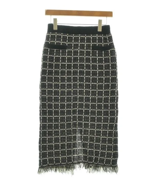 EARTH MUSIC&ECOLOGY Long/Maxi length skirts wool skirt thick