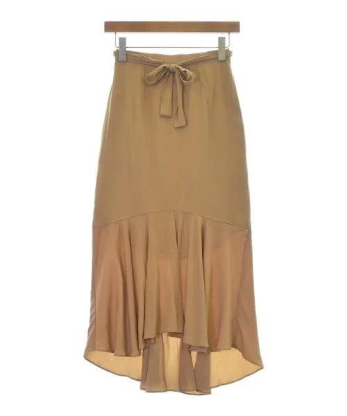 SNIDEL Long/Maxi length skirts linen skirt airy