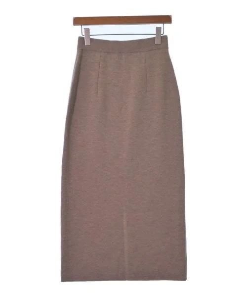 allureville Long/Maxi length skirts leather skirt sleek