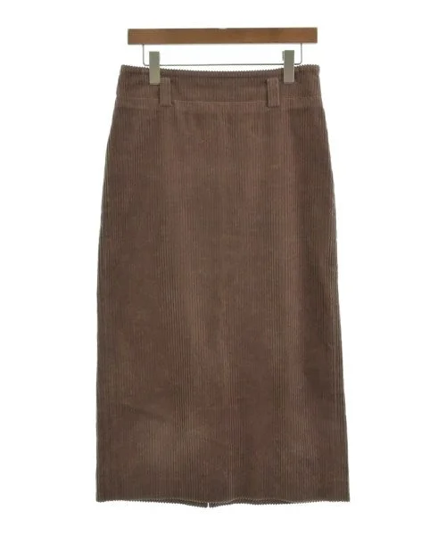 ebure Long/Maxi length skirts velvet skirt glossy