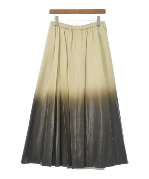 ebure Long/Maxi length skirts leather skirt sleek