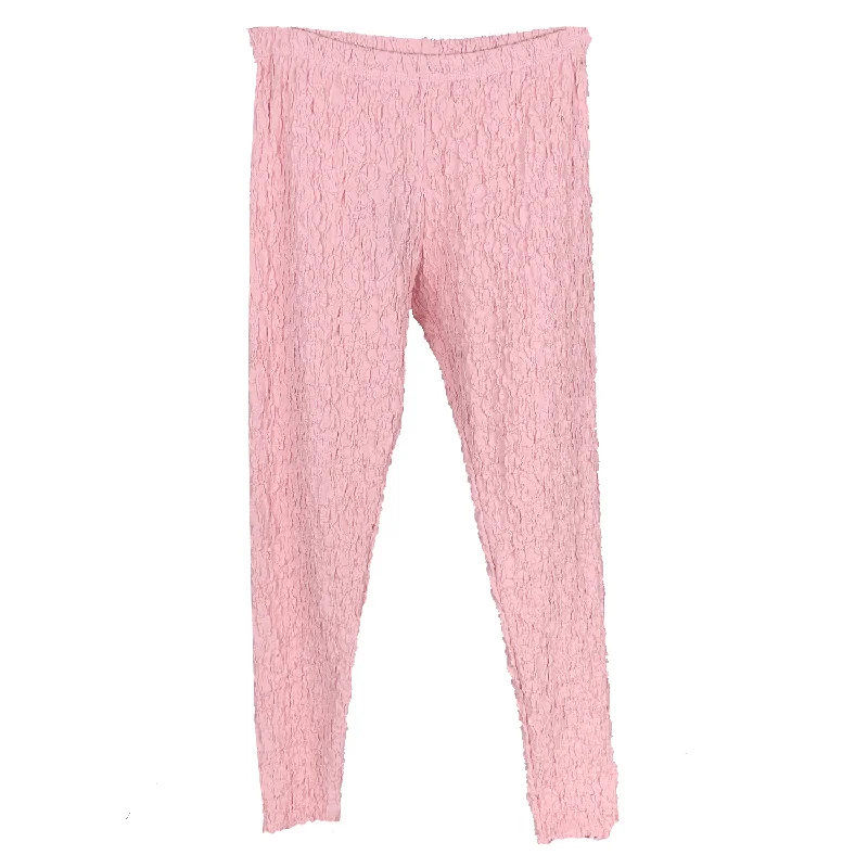 Almond Blossom Twist Jacquard Knit Legging Fashionable Quick-Dry Yoga Pants