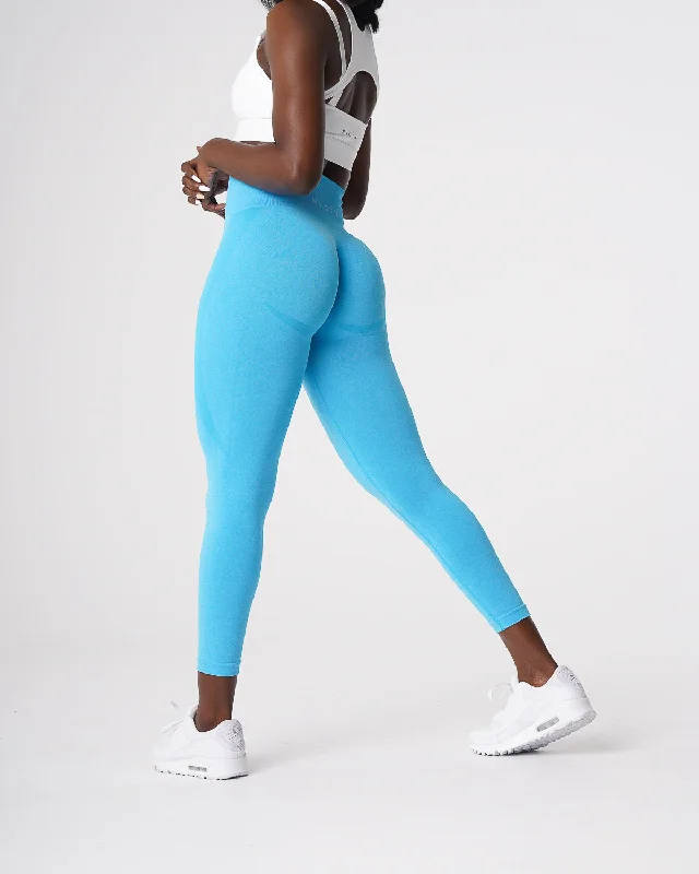 Aqua Contour Seamless Leggings