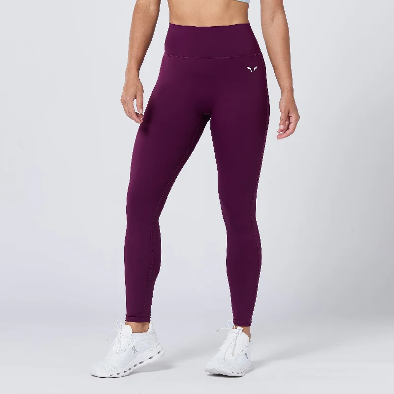 Core Agile ACT Leggings 27" - Pickled Beet Fashionable Solid Color Tights