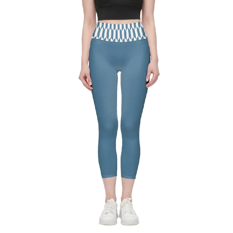Deity Sport Organic Women’s Full-Length Leggings Trendy Adjustable Waist Leggings
